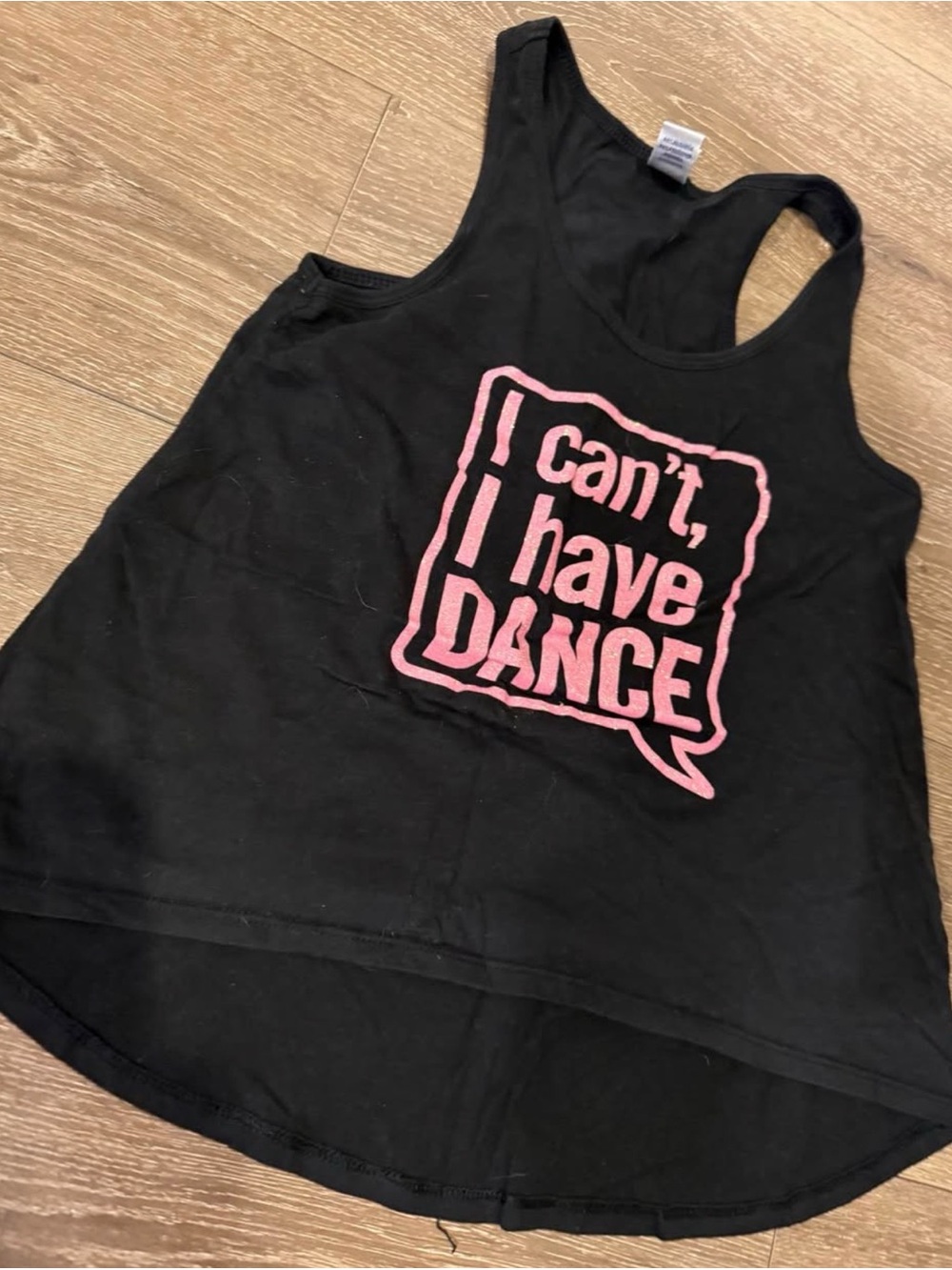 Kavio Black “I can’t, I have dance.” tanktop Girls M